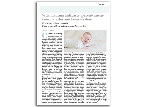 articolo w la mamma, dentista Torino, Catino